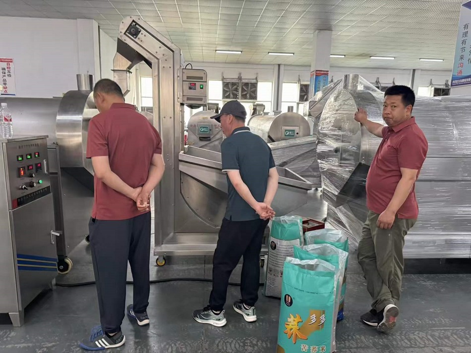 電磁流水線(xiàn)炒苦蕎機(jī)